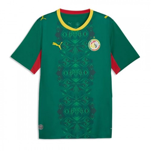 Stroje piłkarskie Senegal Koszulka Wyjazdowej MŚ 2026 Krótki Rękaw